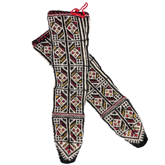 BHCrafts Accessories - Bosnia Handmade 100% Wool Mittens Traditional Pattern BHCrafts Hertzegovina